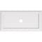 Ekena Millwork Rectangle Architectural Grde PVC Ceiling Medallion, 38"W x 19"H x 3"ID x 13 1/4"C x 1"P, One-Piece CMP38X19RE-03000 - alternate 1